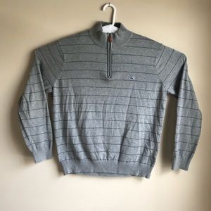 Vineyard Vines half zip sweater Size large Gray